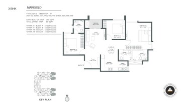  3 BHK Apartment at Embassy Verde, Devanahalli – for Sale
