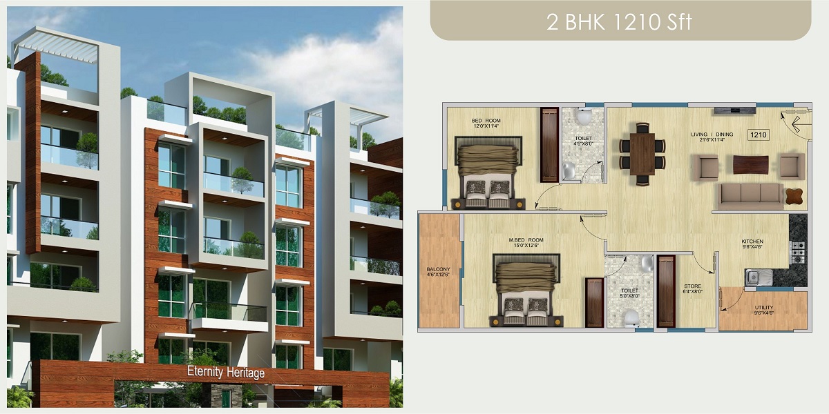 eternity heritage apartment 2bhk 1210sqft61