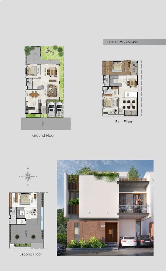 4 BHK 2518 Sq. Ft. Villa