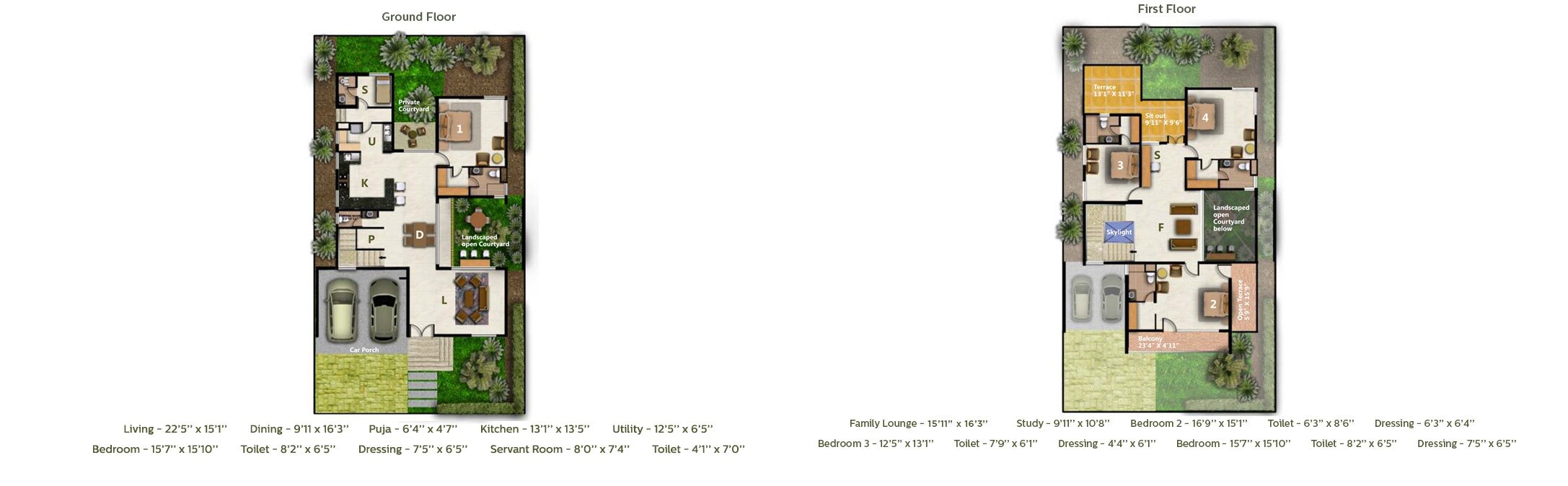 4 BHK 4956 Sq. Ft. Apartment