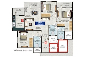  3 BHK Apartment at GK Tropical Springs, Whitefield – for Sale