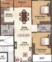 GM Heritage 2 BHK Layout