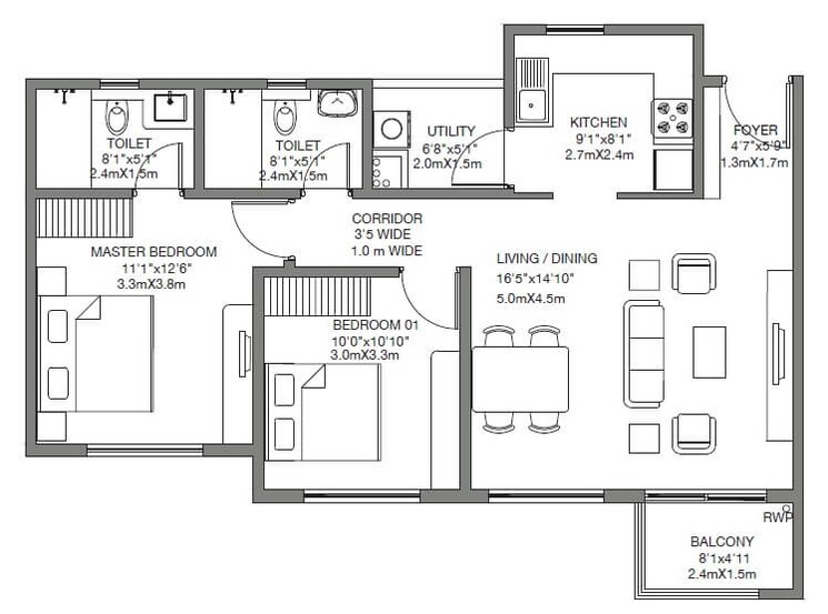 Other, godrej-24-sarjapur 2 Bedroom 1114 Sq.Ft. Apartment In Sarjapur Road Bangalore 9102162