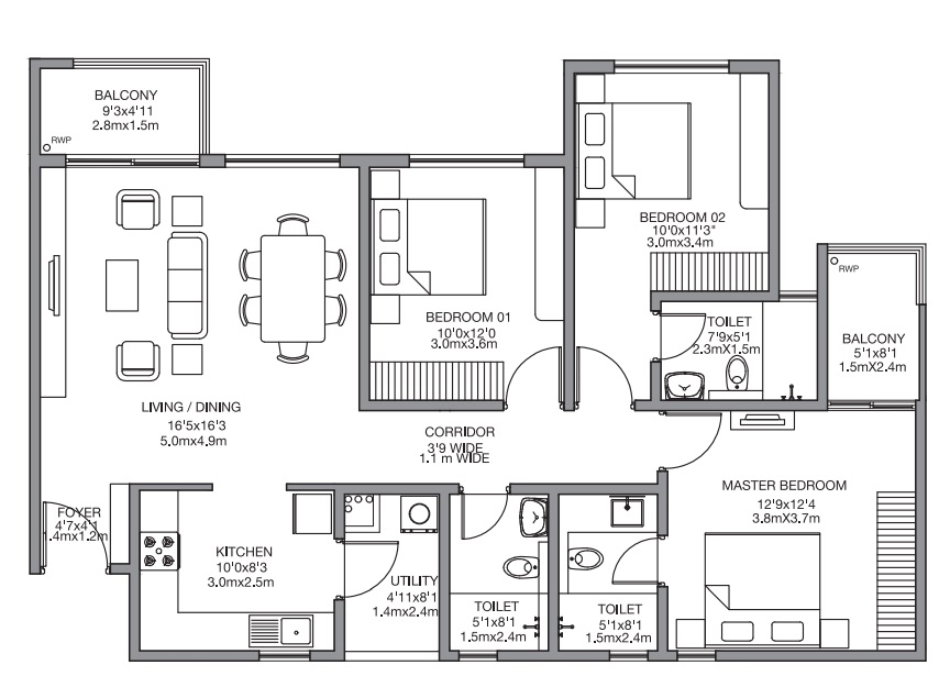 Godrej 24 Sarjapur in Sarjapur Road, Bangalore @ 44.99 Lac - Floor ...