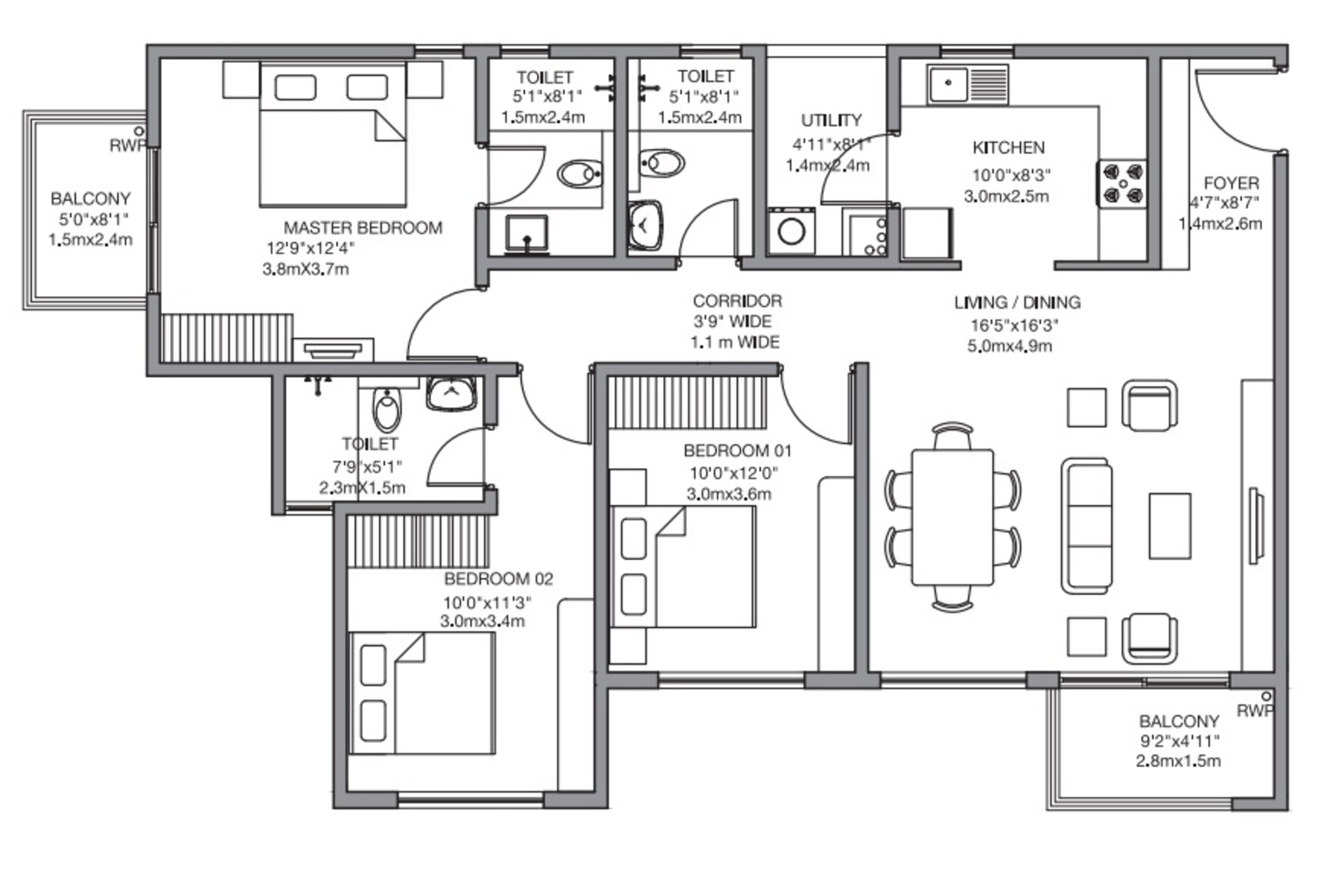 godrej 24 sarjapur apartment 3bhk 1581sqft81