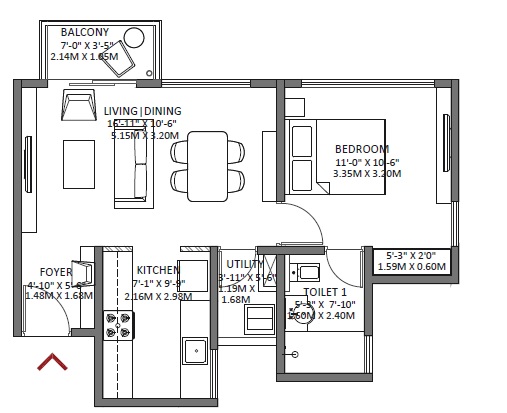godrej air apartment 1bhk 706sqft 1