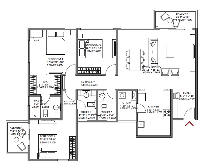 Godrej Air in Whitefield, Bangalore @ 1.50 Cr - Floor Plans, Location ...