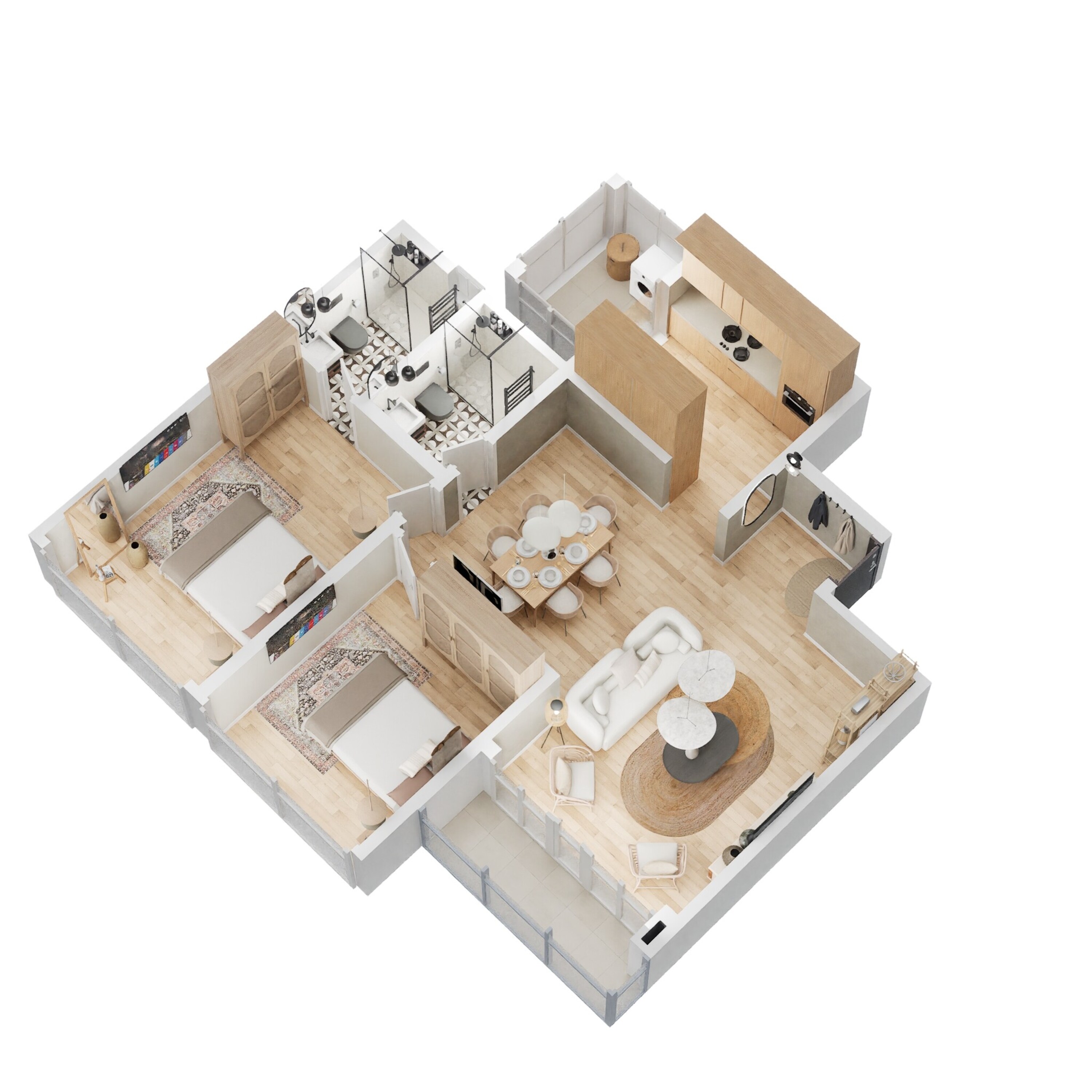 godrej lake gardens apartment 2bhk 1262sqft 1 3d 8416