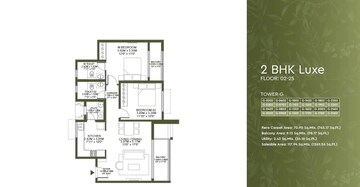  2 BHK Apartment at Godrej Lakeside Orchard, Sarjapur Road – for Sale
