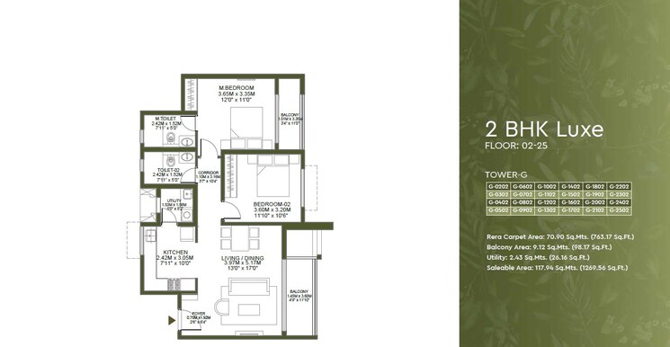 Other, godrej-lakeside-orchard 2 Bedroom 1270 Sq.Ft. Apartment In Sarjapur Road Bangalore 8817418