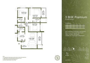  3 BHK Apartment at Godrej Lakeside Orchard, Sarjapur Road – for Sale