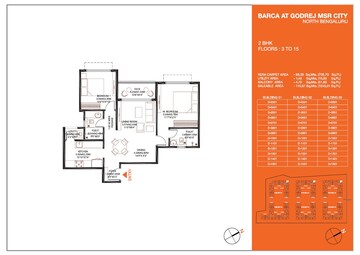  2 BHK Apartment at Godrej MSR City, Shettigere – for Sale