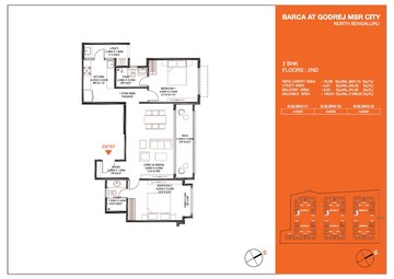  2 BHK Apartment at Godrej MSR City, Shettigere – for Sale