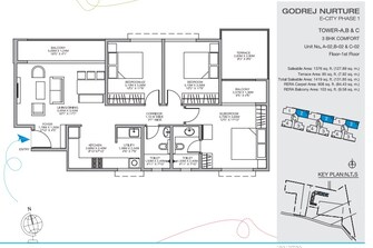 3 BHK Apartment For Resale in Godrej Nurture Electronic City Electronic City Phase I Bangalore  7624500