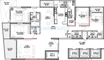  4 BHK Apartment at Godrej Platinum Bangalore, Hebbal – for Sale