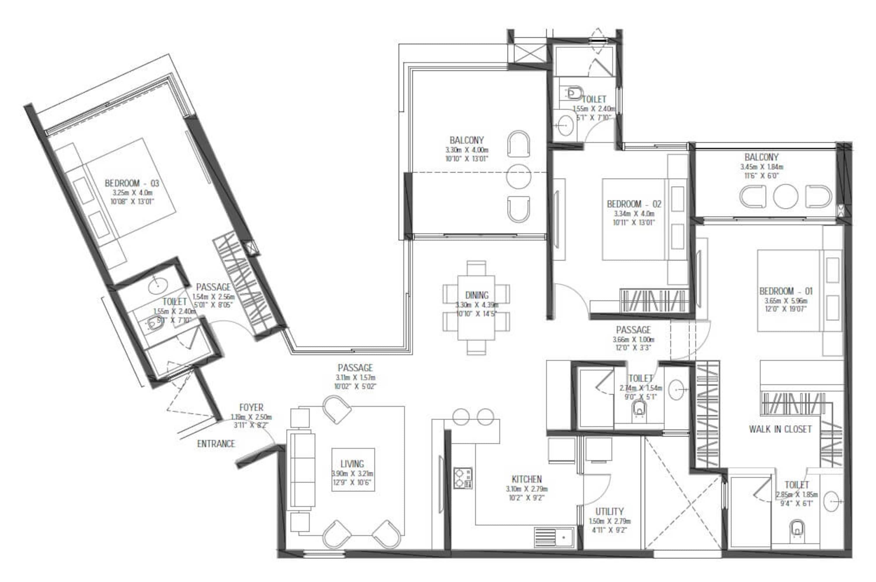 godrej reflections apartment 3bhk 2236sqft 1
