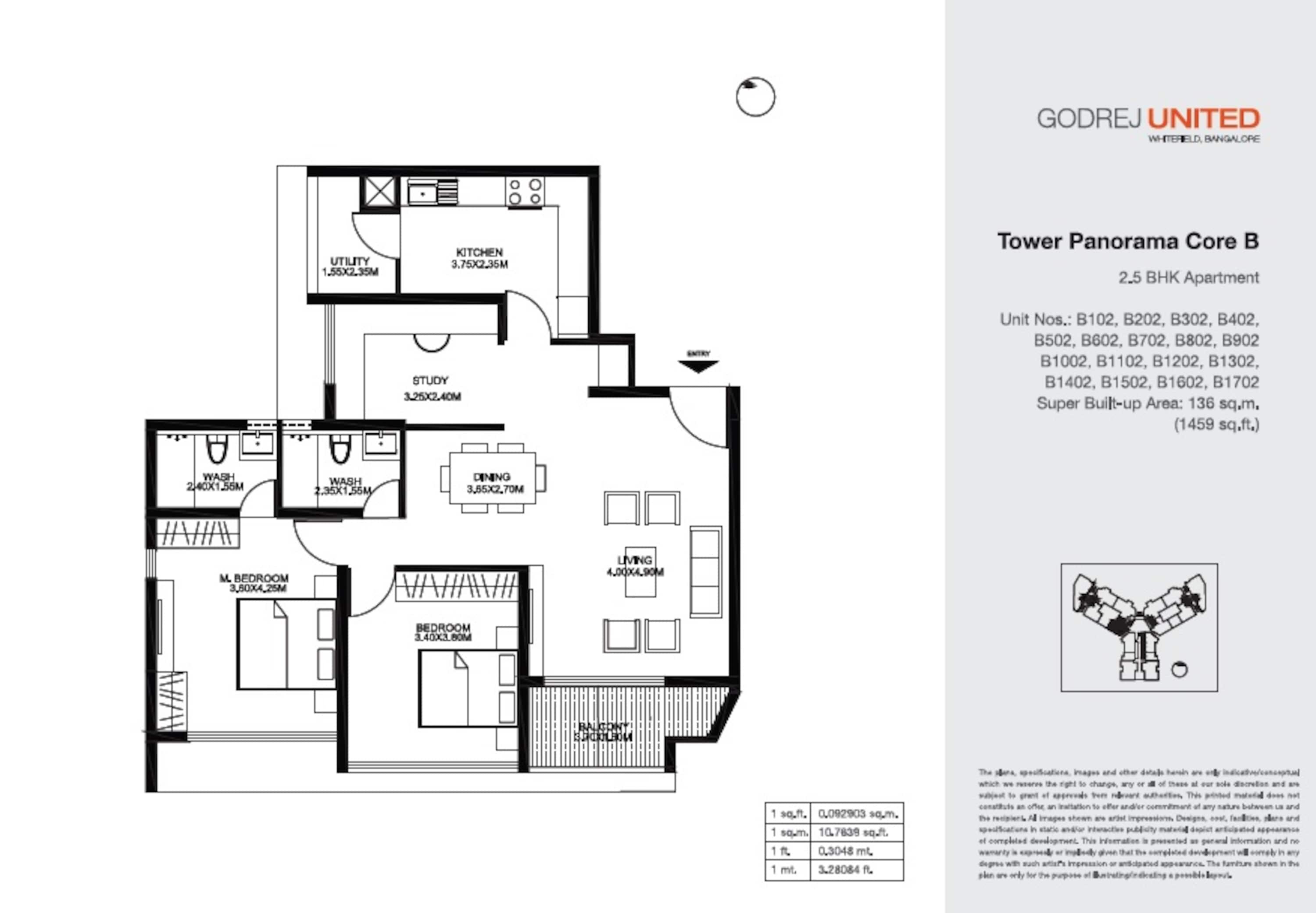 godrej united apartment 2 bhk 1459sqft 20224718144725