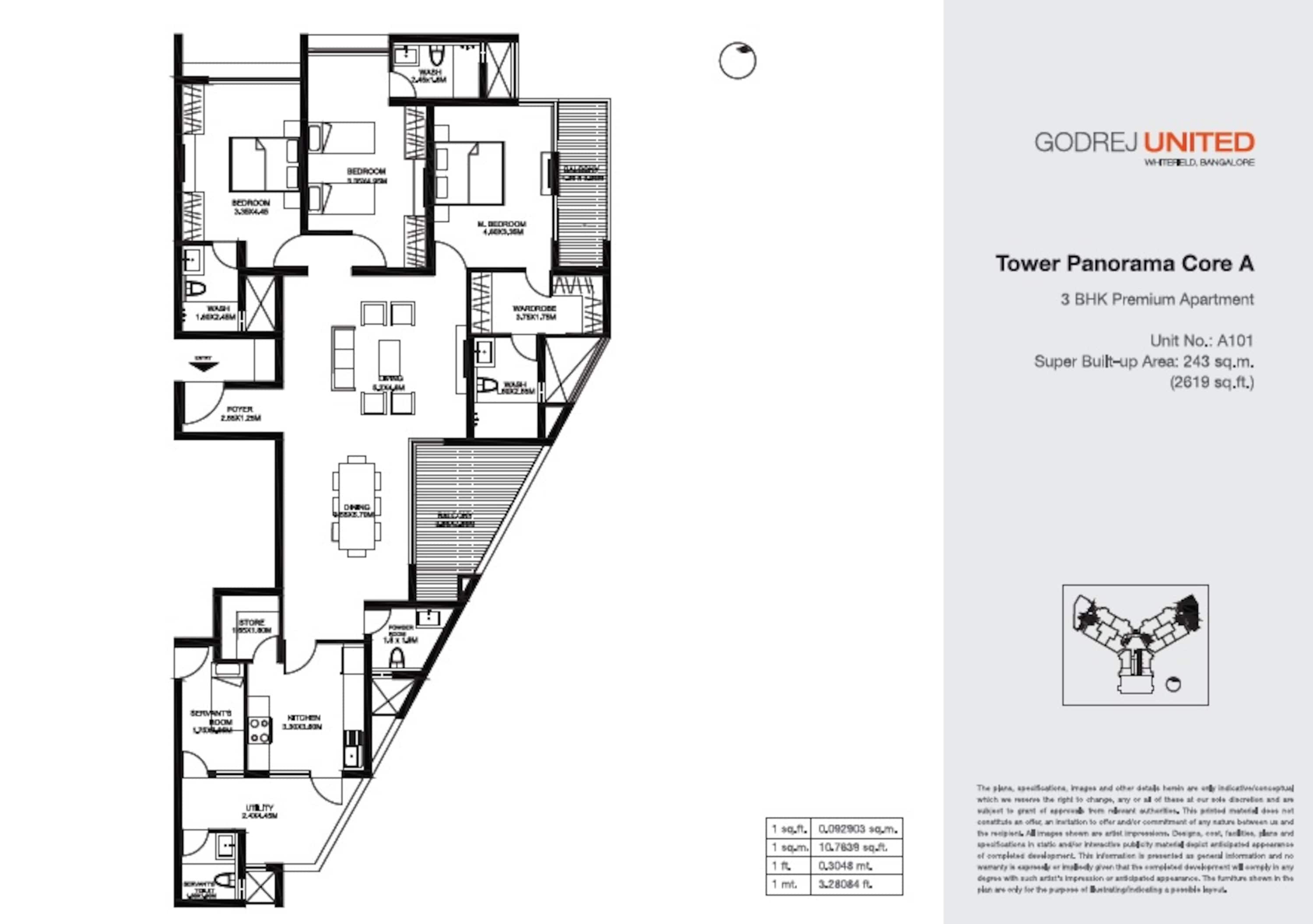 godrej united apartment 3 bhk 2619sqft 20224818144841