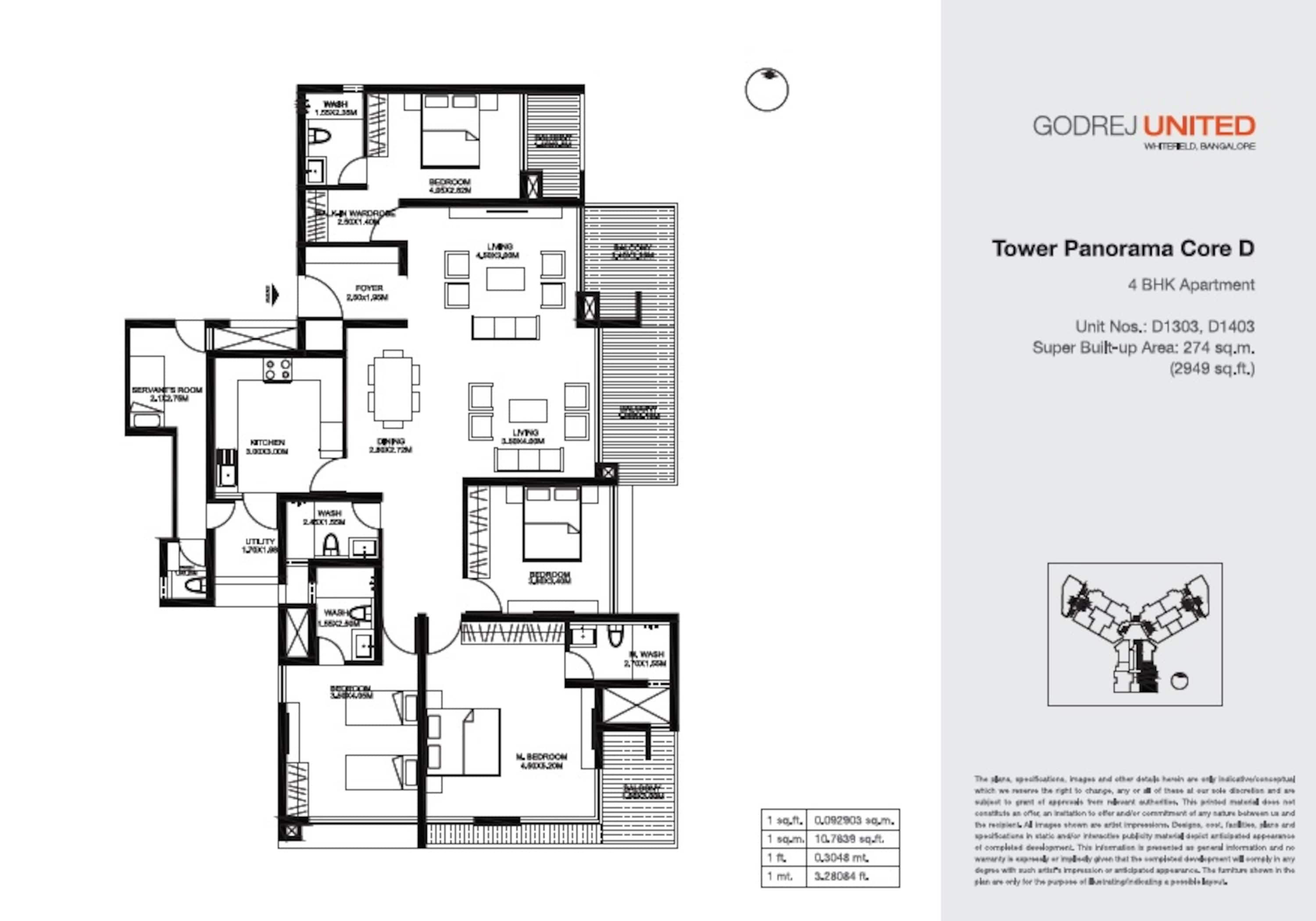 godrej united apartment 4 bhk 2949sqft 20225118145118