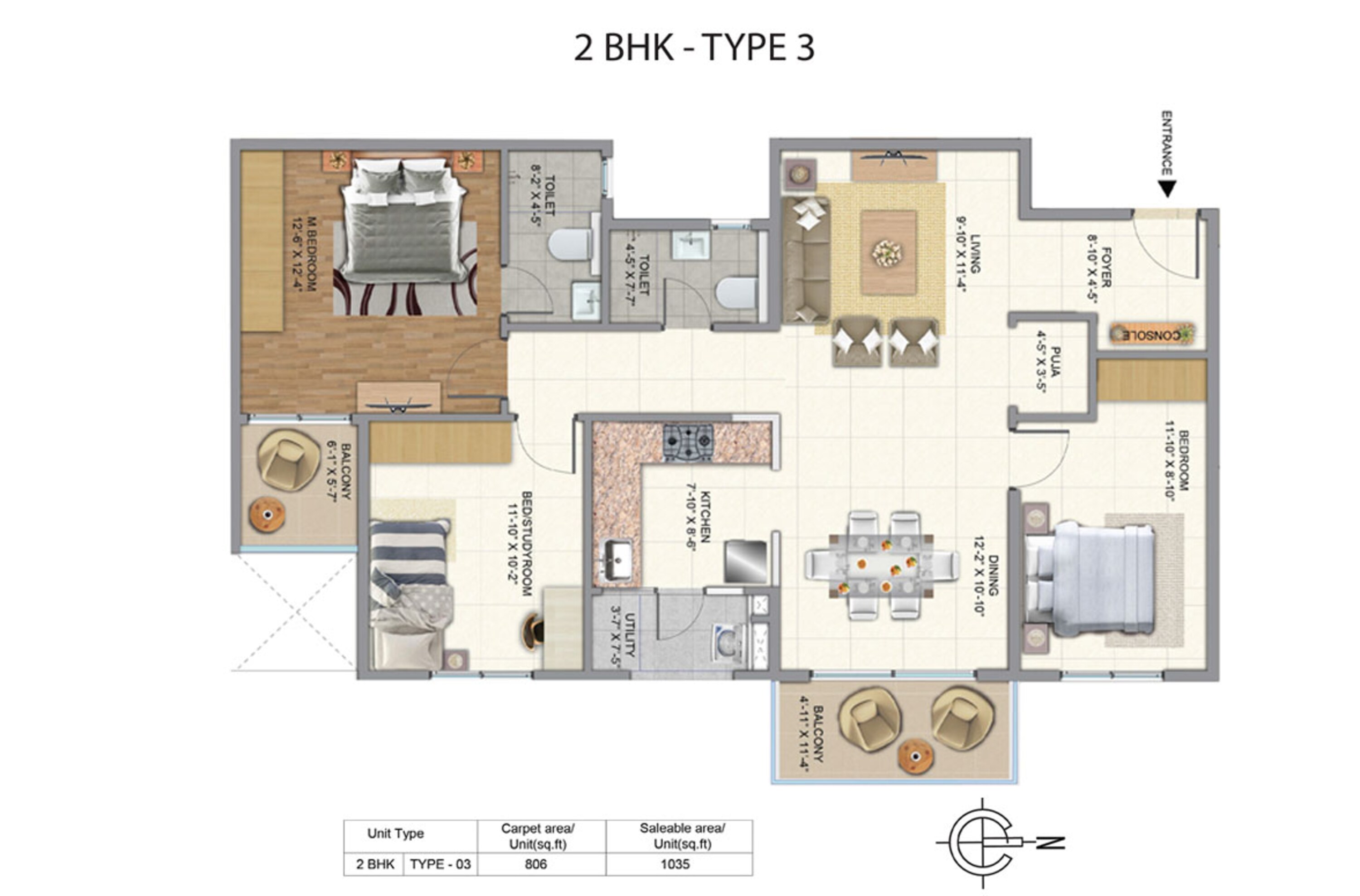 golden gate golden days apartment 2bhk 1035sqft 1