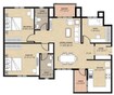 Golden Panorama 2 BHK Layout