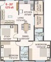Gomati Iris 2 BHK Layout