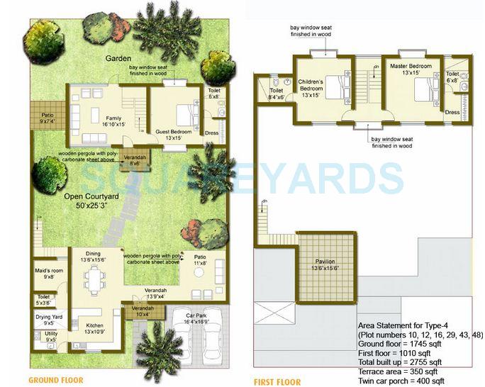 3 BHK 2755 Sq. Ft. Villa