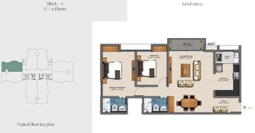  2 BHK Apartment at Gopalan Florenza, Banashankari – for Sale