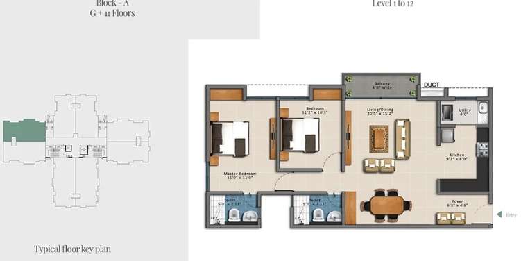 gopalan florenza apartment 2 bhk 1321sqft 20222914172918