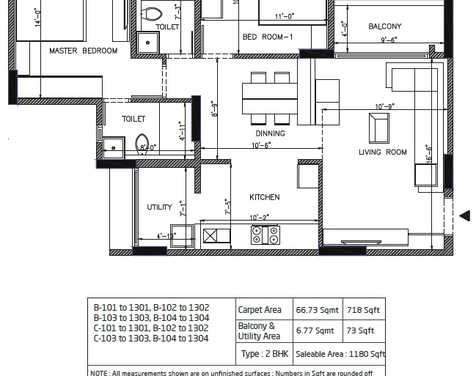 goyal and co orchid greens apartment 2 bhk 1180sqft 20243212183206
