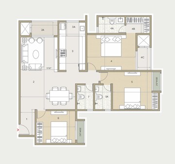  3 BHK Apartment at Goyal Orchid Life, Gunjur Palya – for Sale