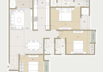 3 BHK Apartment at Goyal Orchid Life, Gunjur – for Sale