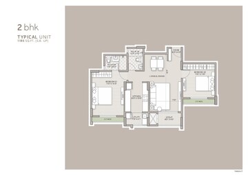  2 BHK Apartment at Goyal Orchid Salisbury, Thanisandra – for Sale