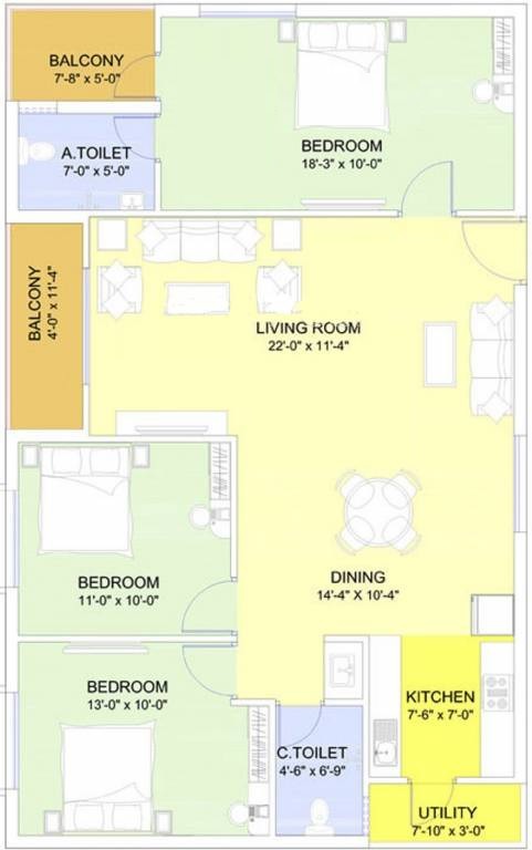 gr queens pride apartment 3 bhk 1686sqft 20210417180410