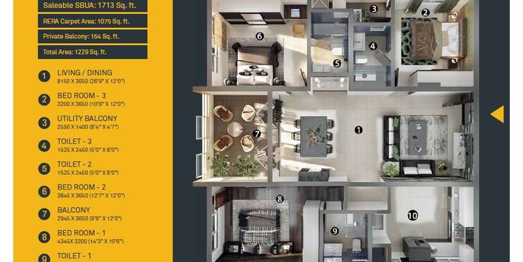 habitat aura apartment 3 bhk 1713sqft 20203230163251