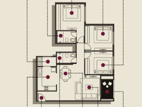 hiranandani glen ridge apartment 2 bhk 996sqft 20214012164044