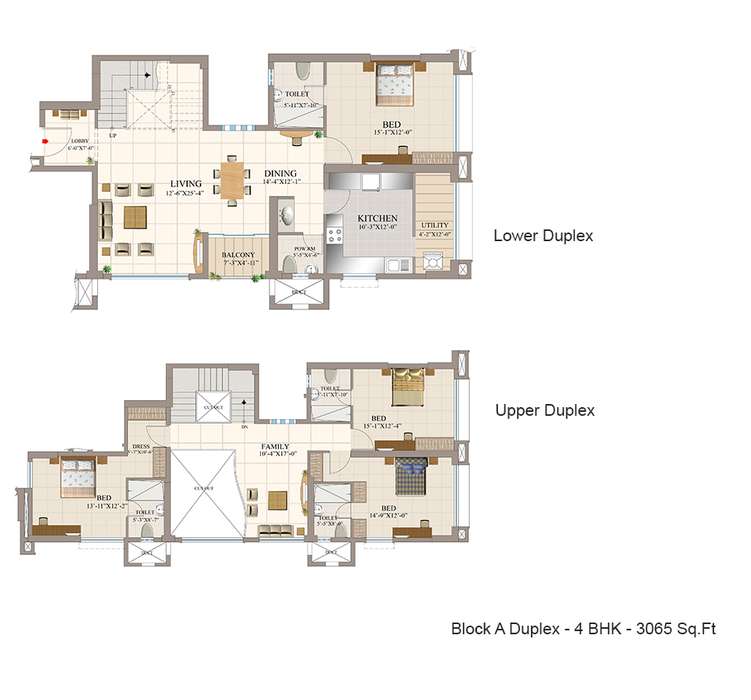 hm tropical tree apartment 4bhk 3065sqft121