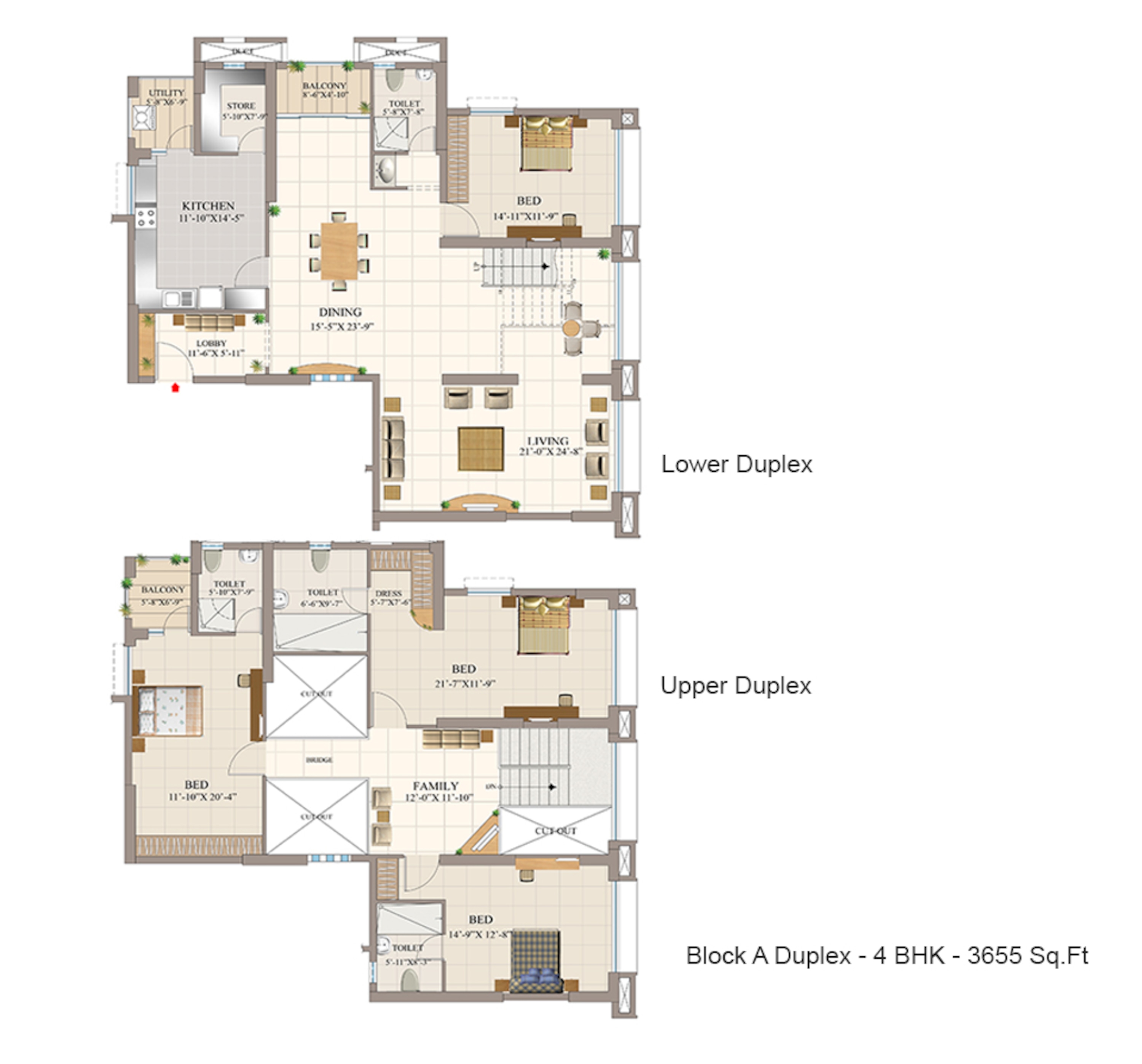 hm tropical tree apartment 4bhk 3665sqft121