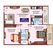 HSV Padmalaya Residency 2 BHK Layout