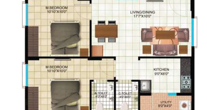 indya estates skyview apartment 2 bhk 888sqft 20234611114607