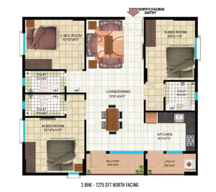 indya estates skyview apartment 3 bhk 1275sqft 20234611114627