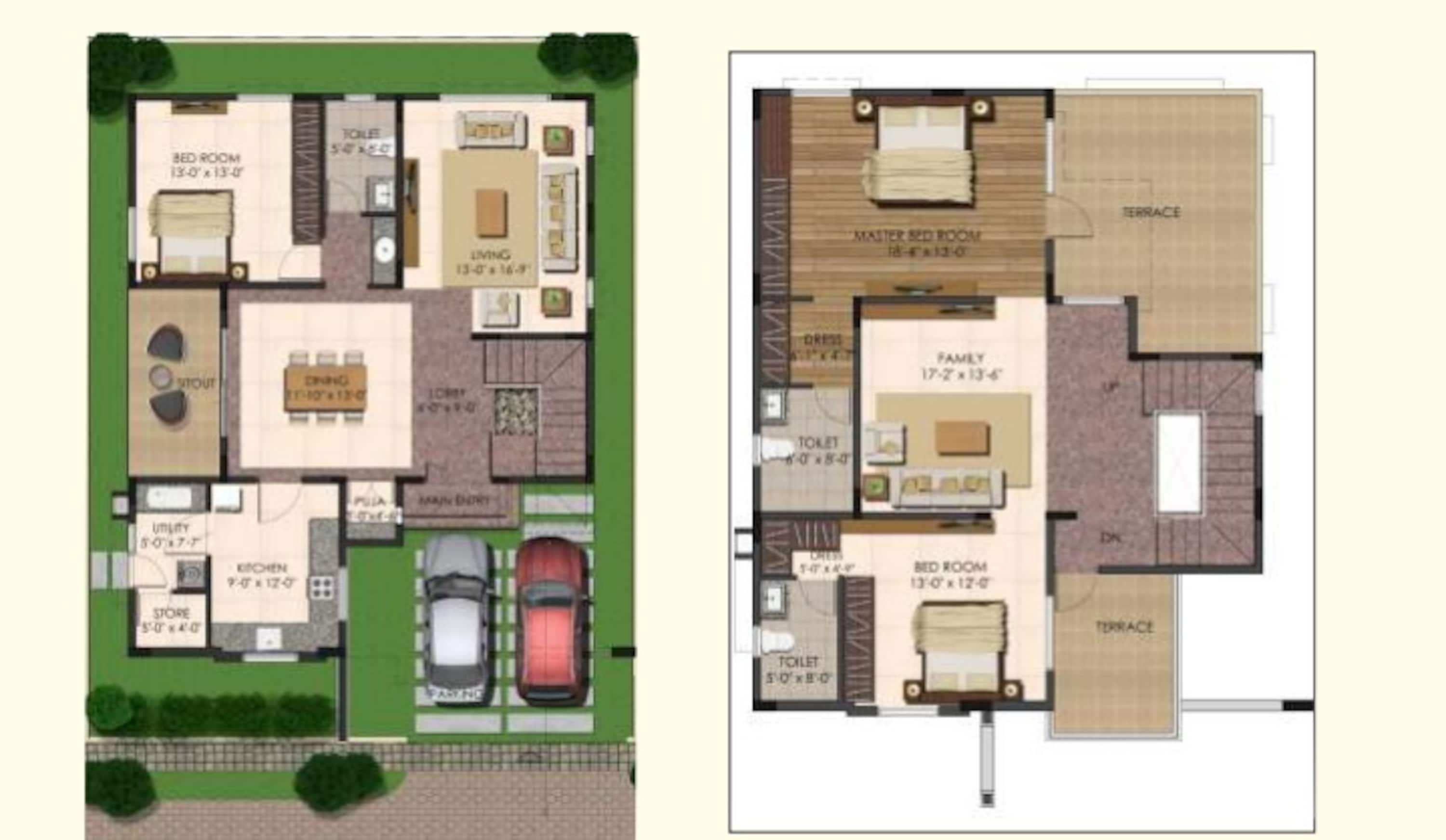 inner urban greens villa 3bhk 2408sqft61
