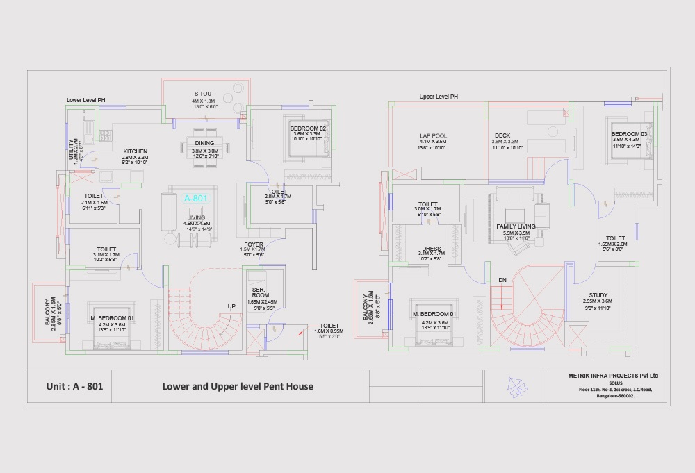 jain heights east parade penthouse 4bhk 3487sqft271