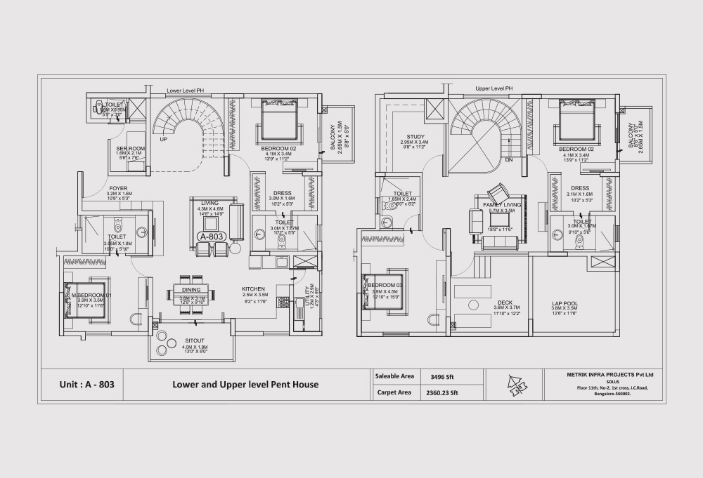 jain heights east parade penthouse 4bhk 3496sqft281