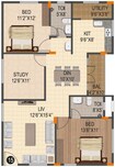 Jana Jeeva Orchid 2 BHK Layout