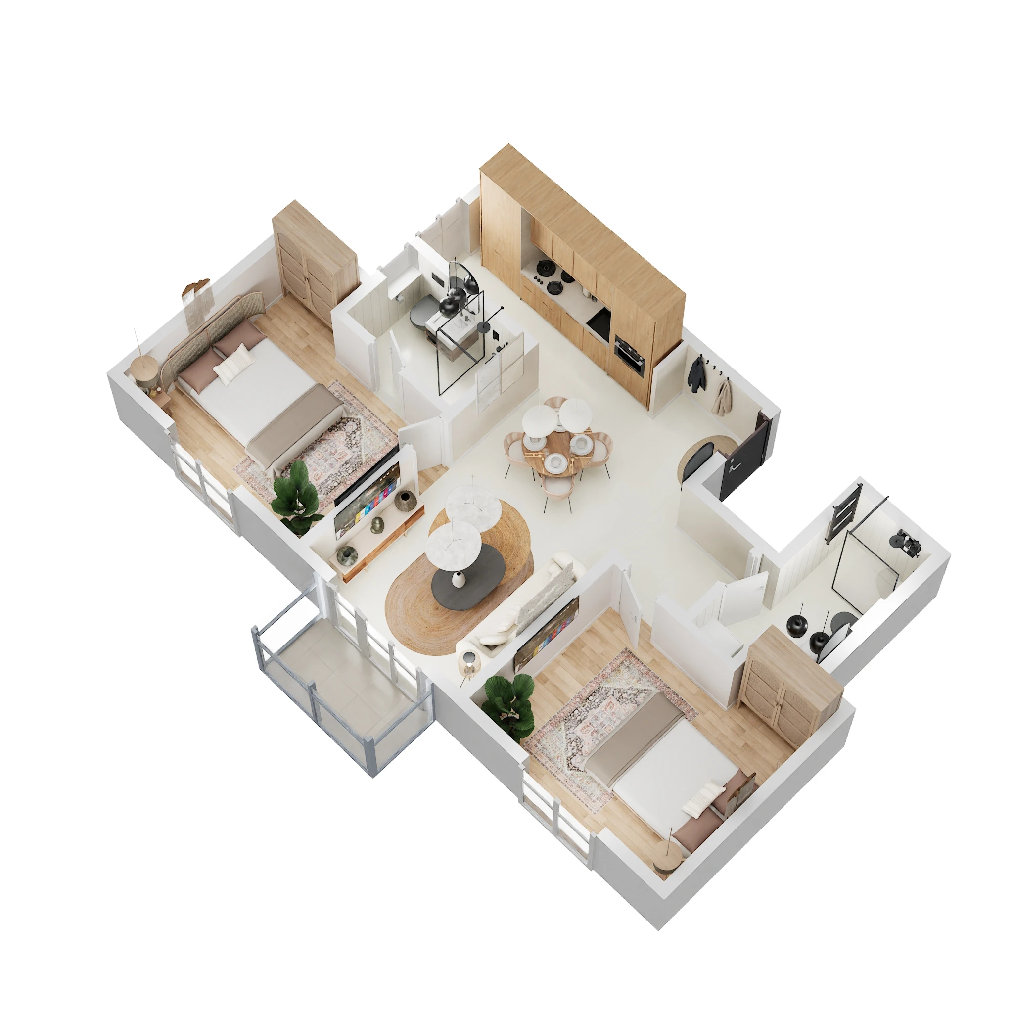 2 BHK 938 Sq. Ft. Apartment in Brigade El Dorado Jasper And Iridium