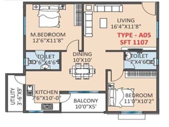 2 BHK Apartment For Resale in Ravoos Nandan Kadugodi Bangalore  7504673