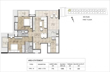  2 BHK Apartment at Jhanavi Noreste, Chambenahalli – for Rent