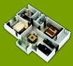 Kamakshi Oak Mont 2 BHK Layout