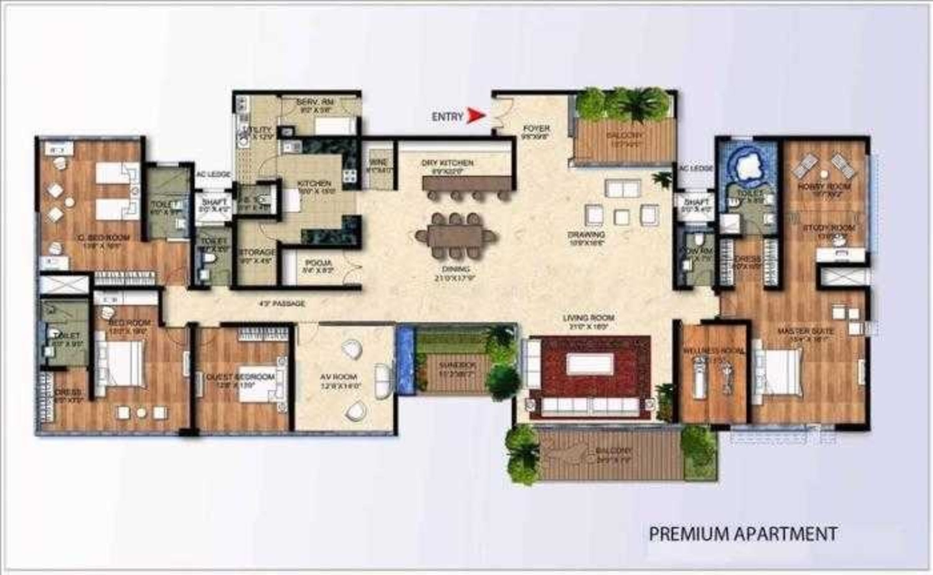 karle zenith apartment 4bhk 5200sqft141